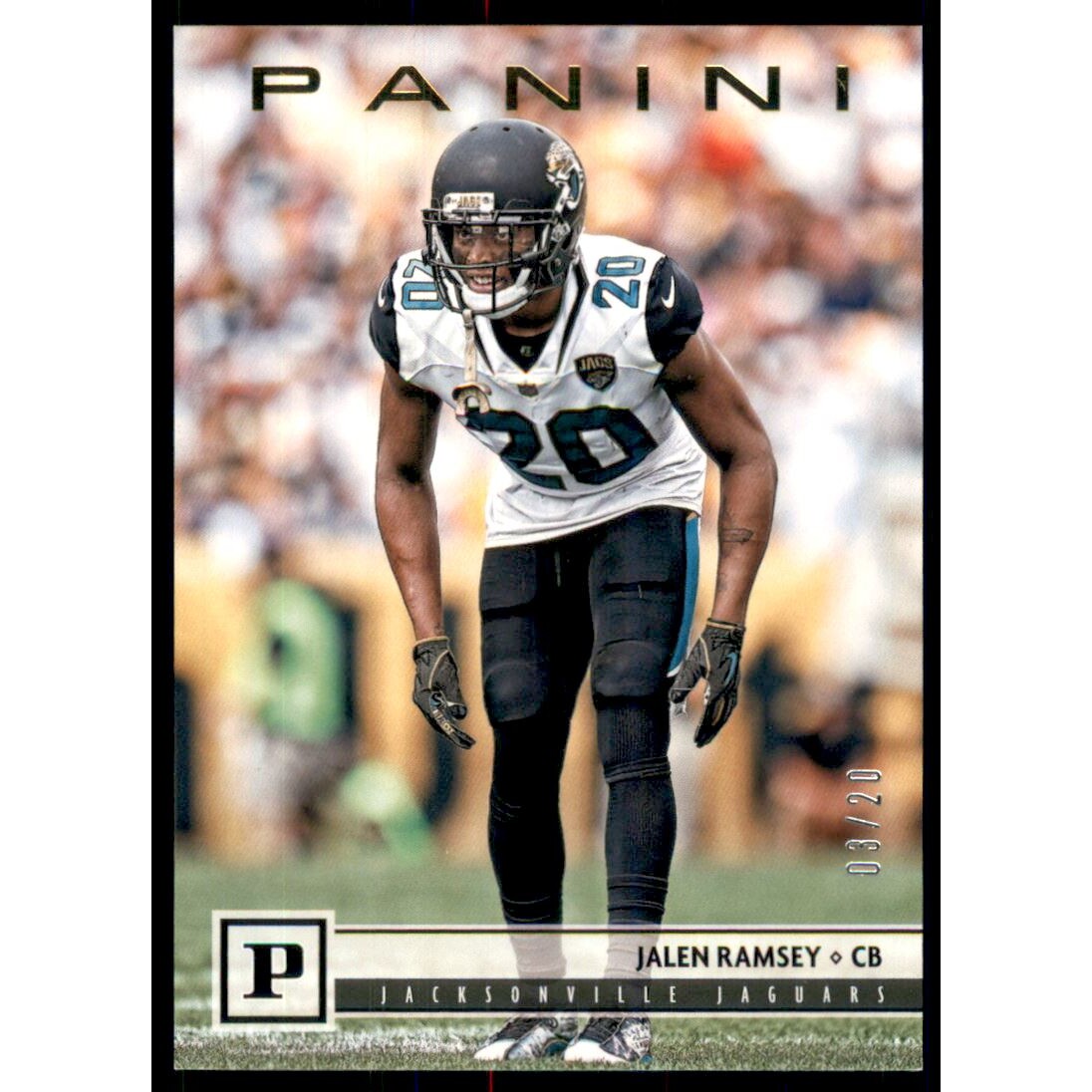 2018 Panini Gold Knight #134 Jalen Ramsey. rookie card picture