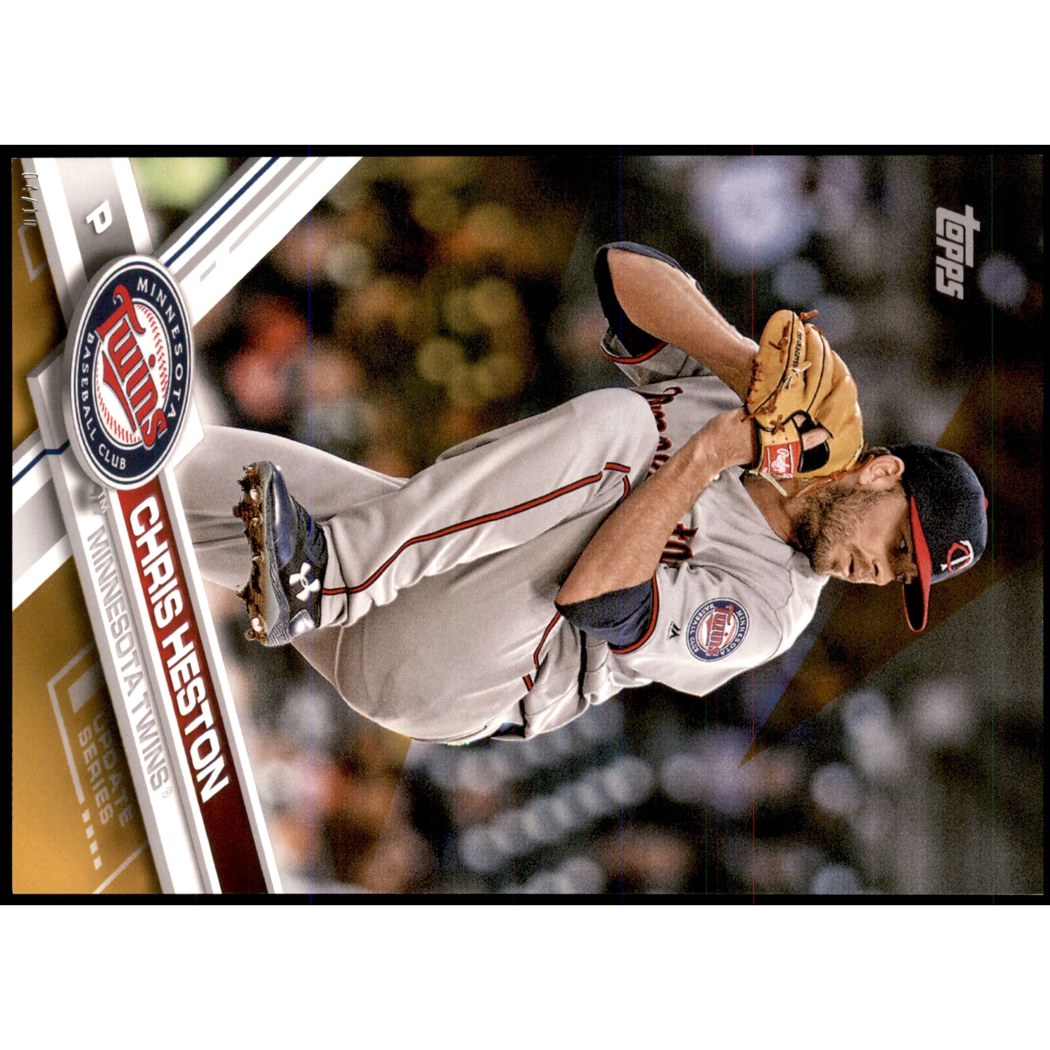 2017 Topps Update 5x7 Gold #US204 Chris Heston. rookie card picture