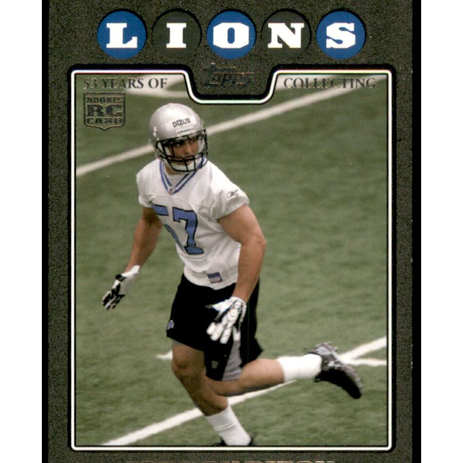 2008 Topps Black #422 Jordon Dizon. rookie card picture