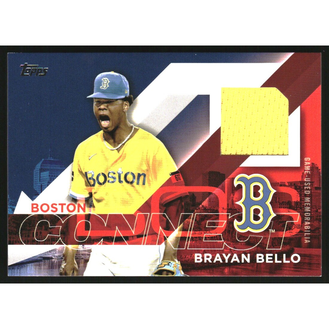 2024 Topps City Connection Swatch Collection #CC2BB Brayan Bello S2 2024 Topps City Connection Swatch Collection #CC2BB Brayan Bello S2