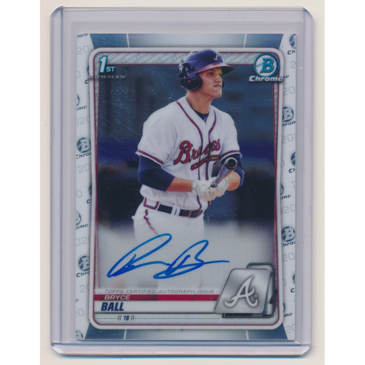 2020 Bowman Chrome Prospect Autographs #CPABBA Bryce Ball