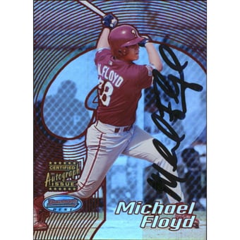2002 Bowman's Best Red #127 Michael Floyd AU