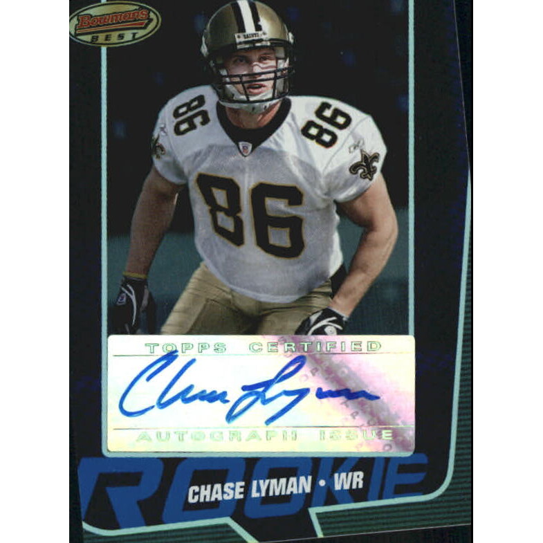 2005 Bowman's Best Blue #136 Chase Lyman AU