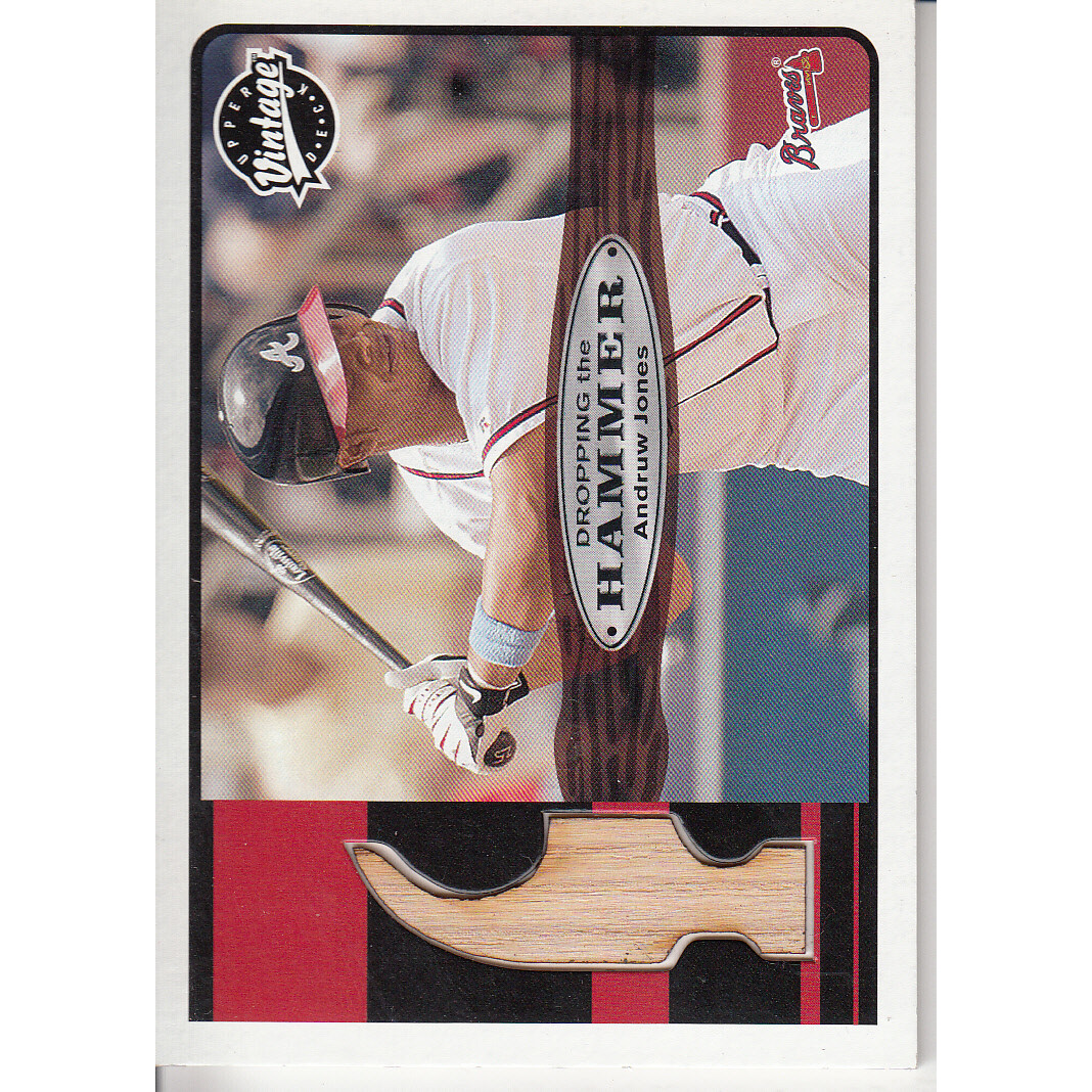 2003 Upper Deck Vintage Dropping the Hammer #AJ Andruw Jones