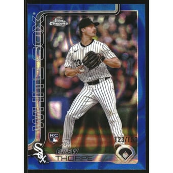 2025 Topps Chrome Blue Lava Refractors #275 Drew Thorpe