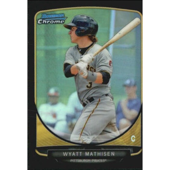 2013 Bowman Chrome Mini Black Refractors #98 Wyatt Mathisen