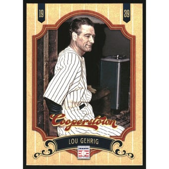 2012 Panini Cooperstown #151 Lou Gehrig SP