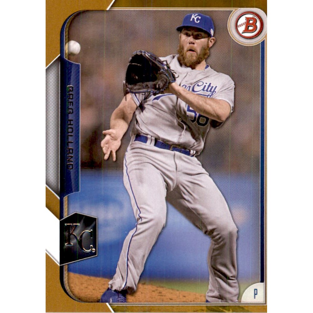 2015 Bowman Gold #101 Greg Holland 2015 Bowman Gold #101 Greg Holland
