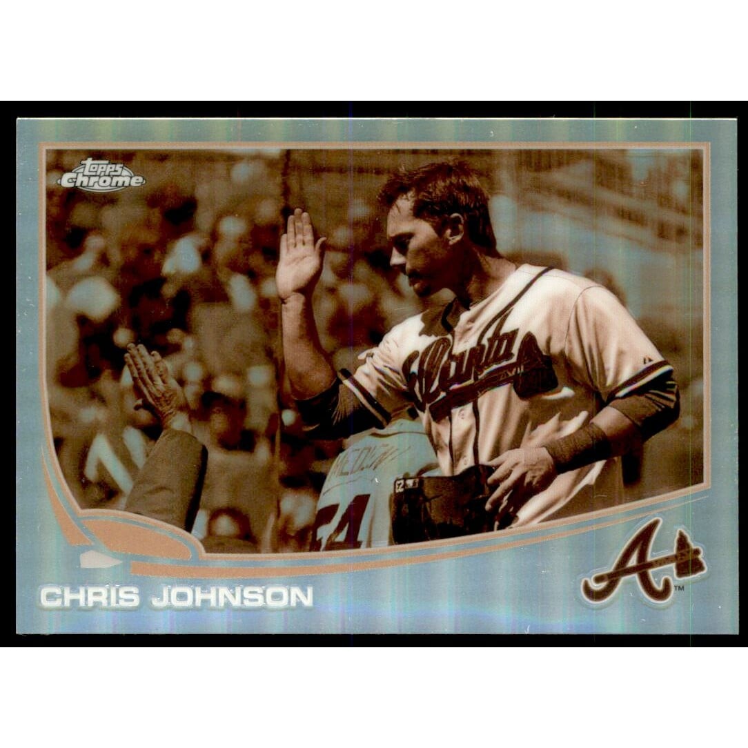 2013 Topps Chrome Sepia Refractors #159 Chris Johnson. rookie card picture