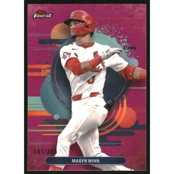 2025 Finest Magenta Refractors #118 Masyn Winn