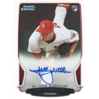 2013 Bowman Chrome Rookie Autographs #SM Shelby Miller