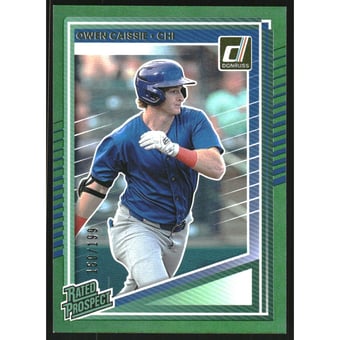 2025 Donruss Green #186 Owen Caissie
