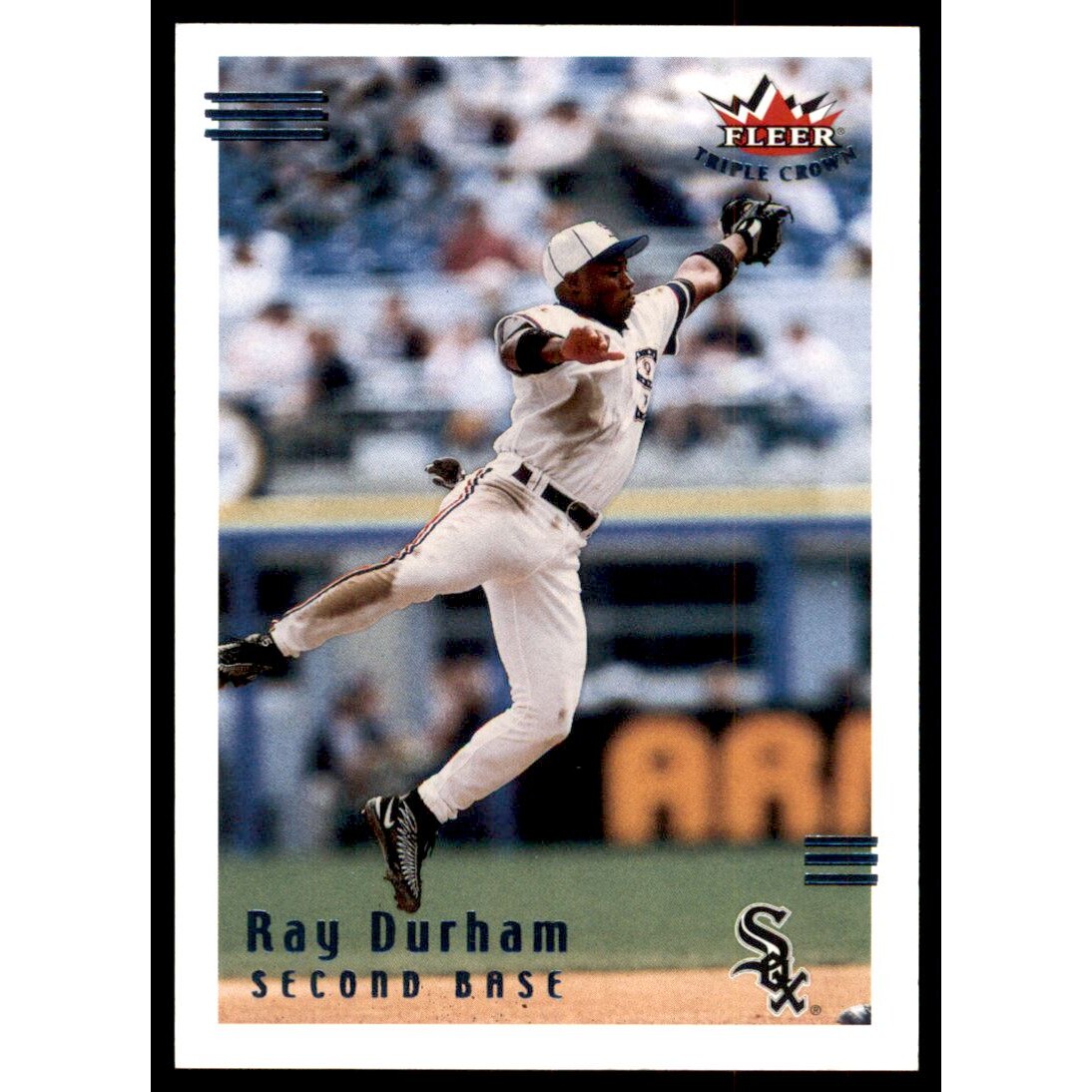 2002 Fleer Triple Crown RBI Parallel #130 Ray Durham/65. rookie card picture