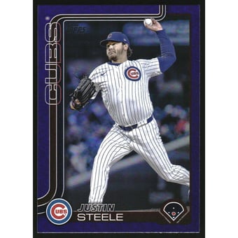 2025 Topps Update Purple Rainbow Foil #US248 Justin Steele