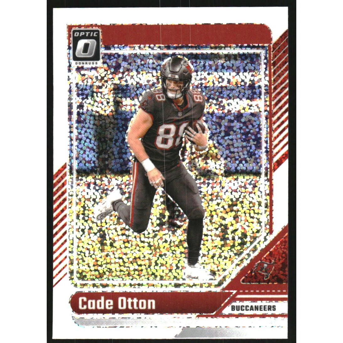 2024 Donruss Optic White Sparkle #185 Cade Otton. rookie card picture