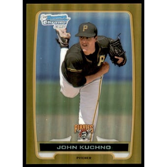 2012 Bowman Chrome Draft Draft Picks Gold Refractors #BDPP78 John Kuchno