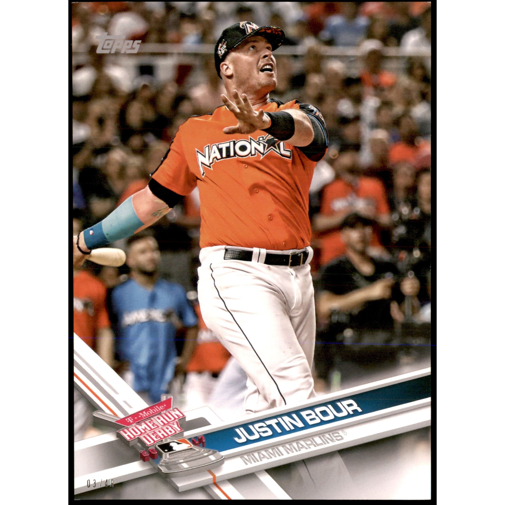 2017 Topps Update 5x7 #US134 Justin Bour. rookie card picture