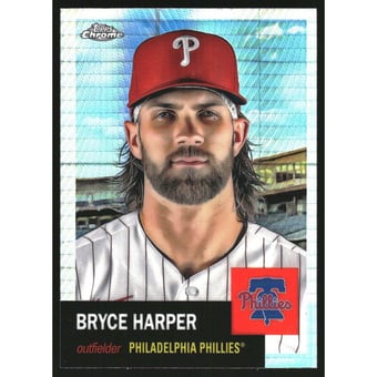 2022 Topps Chrome Platinum Anniversary Prism Refractors #400 Bryce Harper