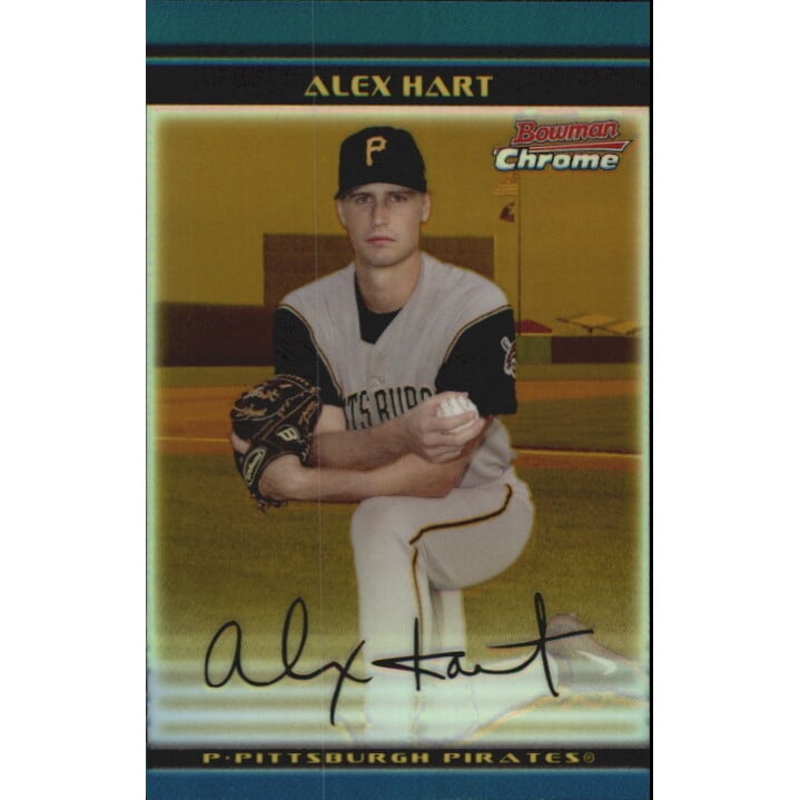 2002 Bowman Chrome Draft Gold Refractors #85 Alex Hart 2002 Bowman Chrome Draft Gold Refractors #85 Alex Hart