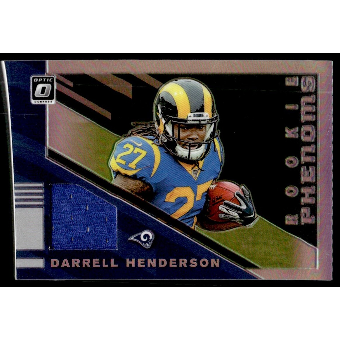 2019 Donruss Optic Rookie Phenoms Jerseys Horizontal #RP10 Darrell Henderson