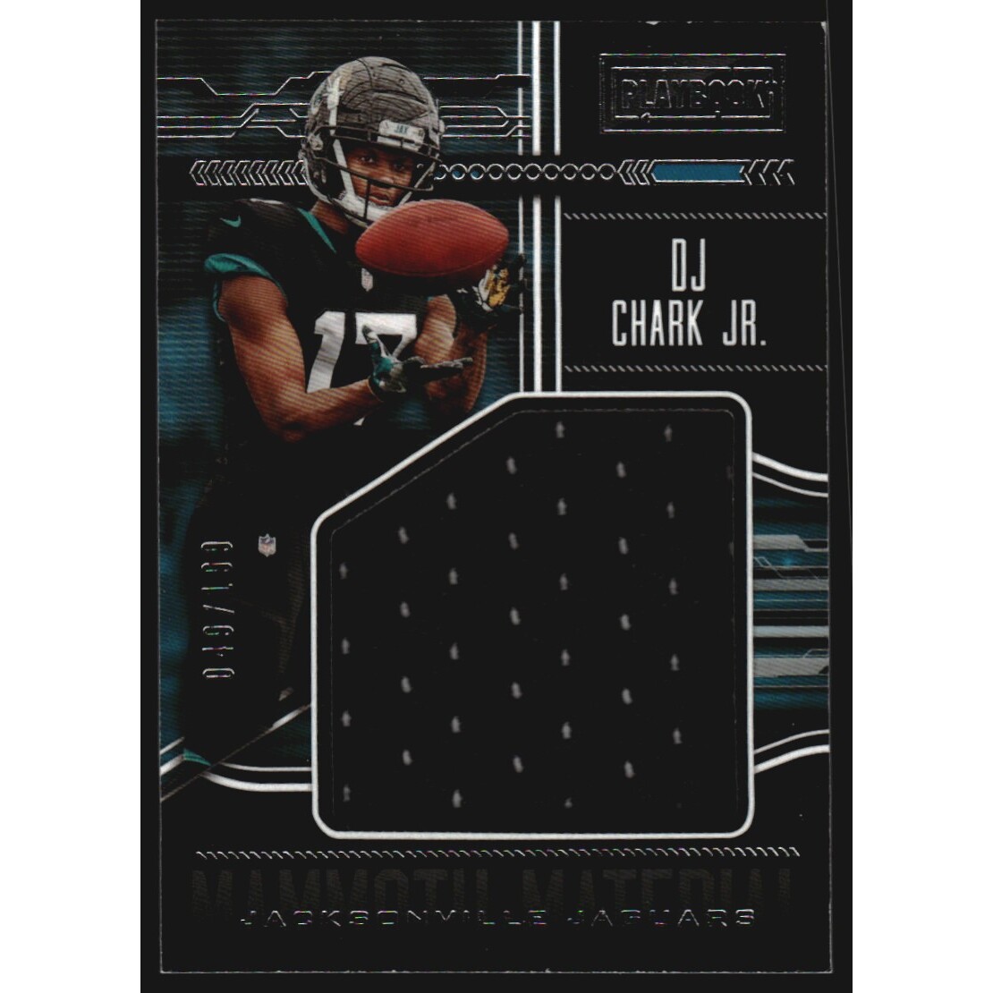 2018 Panini Playbook Mammoth Materials #26 D.J. Chark Jr.