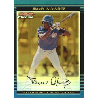 2002 Bowman Chrome Gold Refractors #250 Jimmy Alvarez