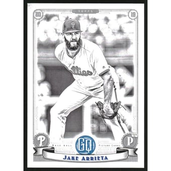 2019 Topps Gypsy Queen Black and White #31 Jake Arrieta