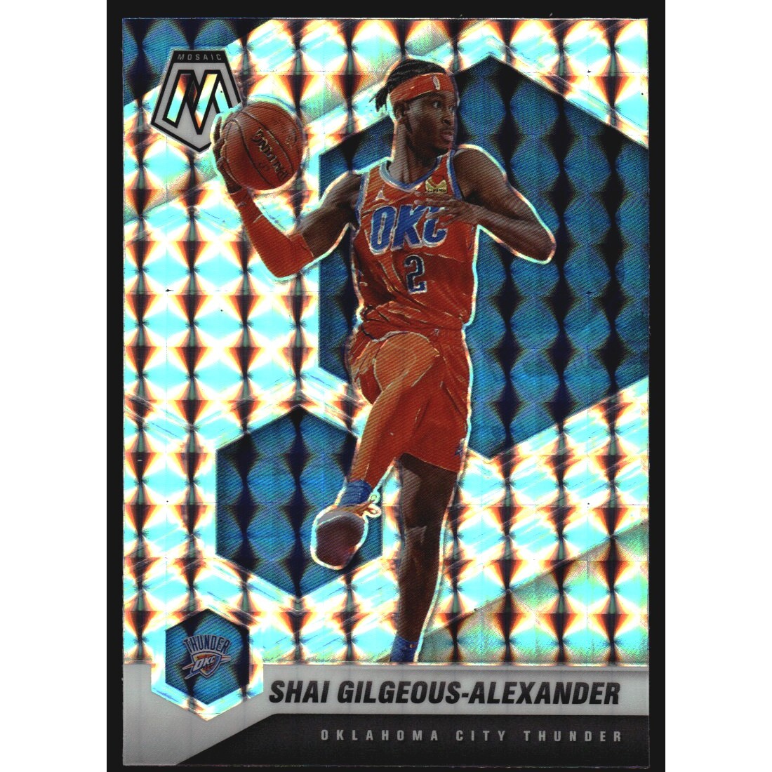 2020-21 Panini Mosaic Mosaic #103 Shai Gilgeous-Alexander