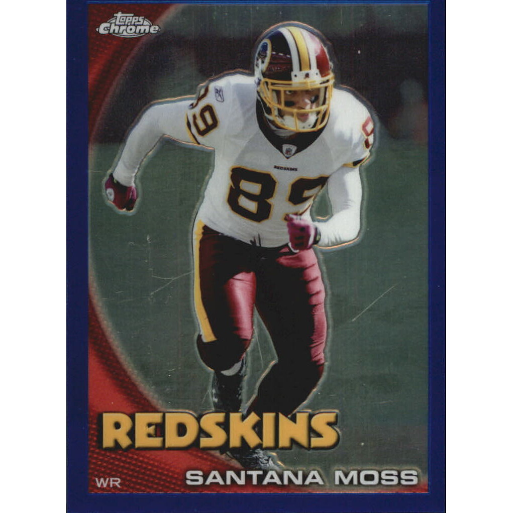 2010 Topps Chrome Blue Refractors #C52 Santana Moss