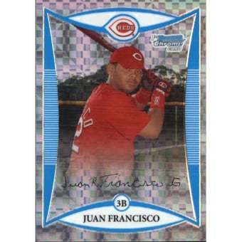 2008 Bowman Chrome Prospects X-Fractors #BCP195 Juan Francisco