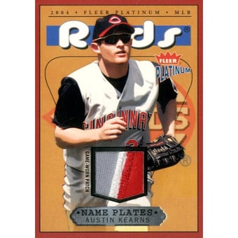 2004 Fleer Platinum Nameplates Team #AK Austin Kearns/515