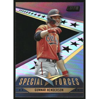 2024 Stadium Club Special Forces Black #SF6 Gunnar Henderson