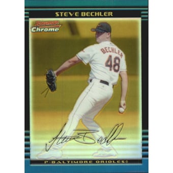 2002 Bowman Chrome Gold Refractors #355 Steve Bechler