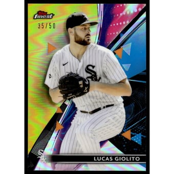 2021 Finest Gold Refractors #125 Lucas Giolito