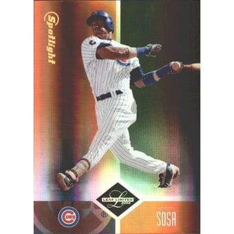 2004 Leaf Limited Bronze Spotlight #140 Sammy Sosa H
