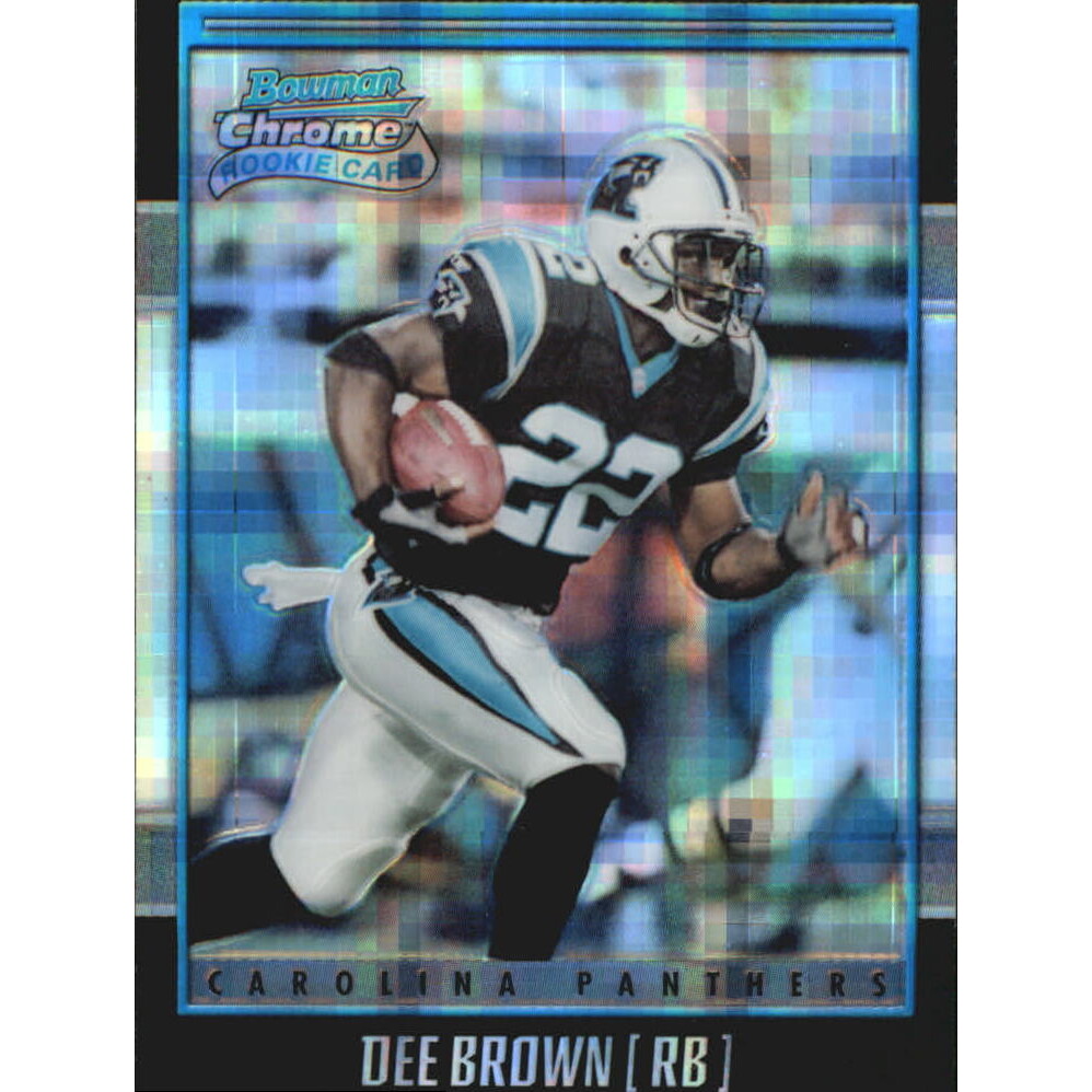 2001 Bowman Chrome Xfractors #252 Dee Brown