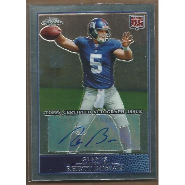 2009 Topps Chrome Rookie Autographs #TC203 Rhett Bomar F. rookie card picture