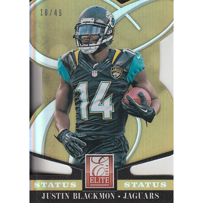 2014 Elite Status Gold #45 Justin Blackmon