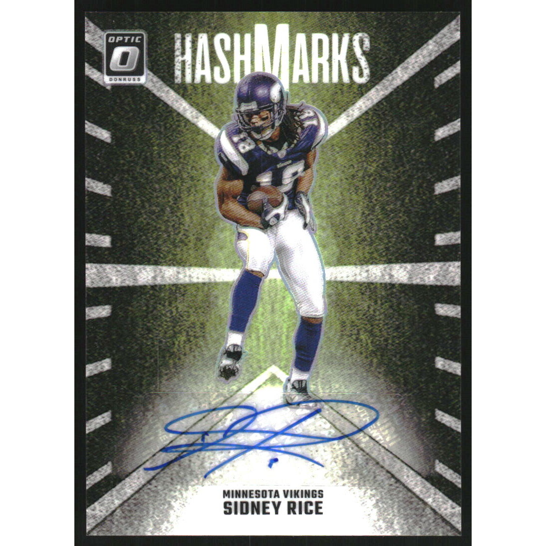 2024 Donruss Optic Hash Marks #26 Sidney Rice
