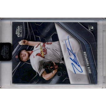 2023 Topps Chrome Black Autographs #CBAZT Zack Thompson