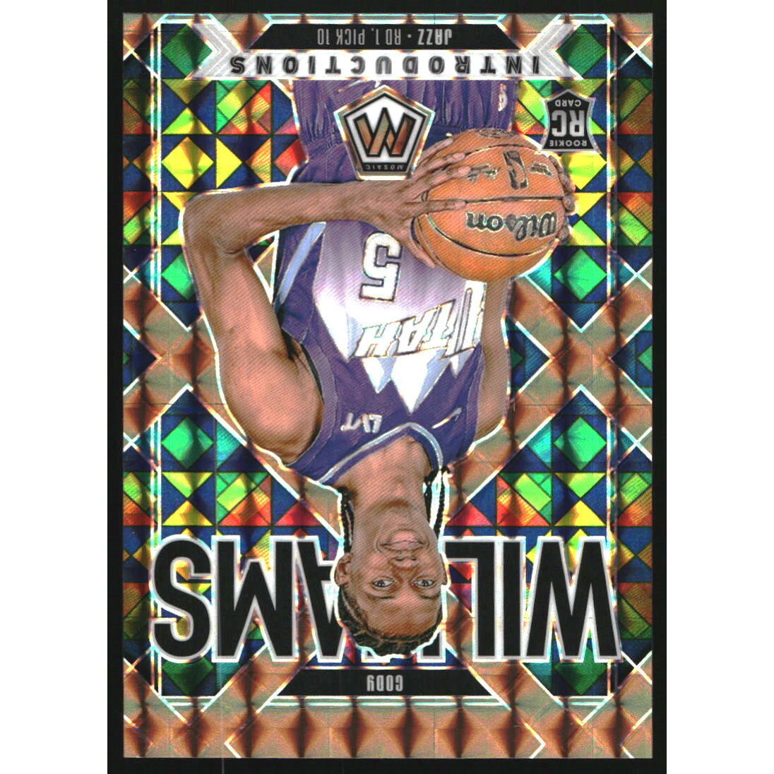 2024-25 Panini Mosaic Introductions Mosaic Bronze #6 Cody Williams
