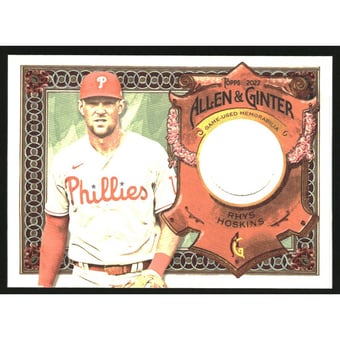2022 Topps Allen and Ginter Relics #AGRARH Rhys Hoskins