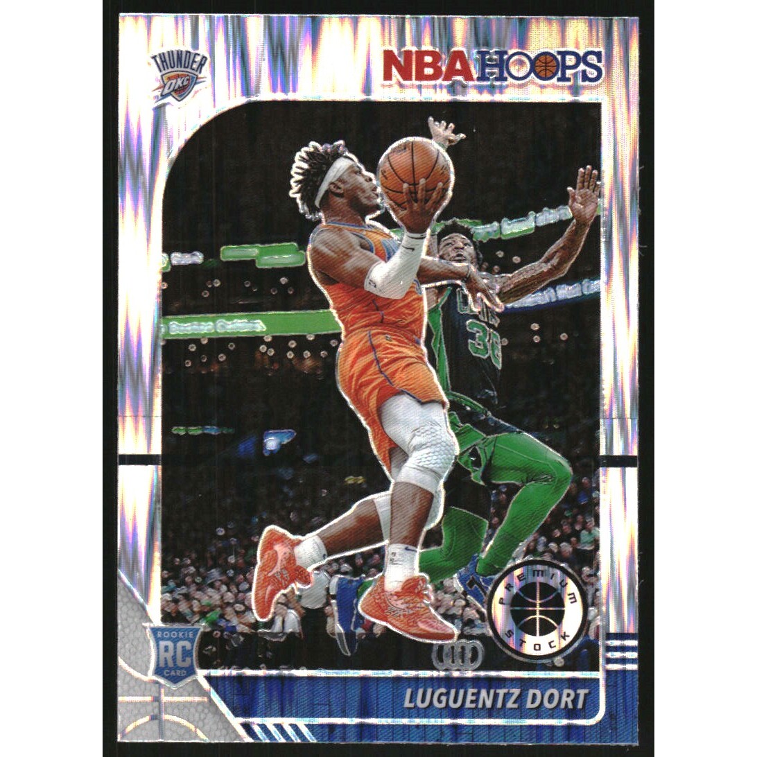 2019-20 Hoops Premium Stock Prizms Flash #213 Luguentz Dort
