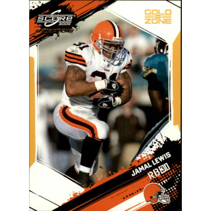 2009 Score Inscriptions Gold Zone #68 Jamal Lewis