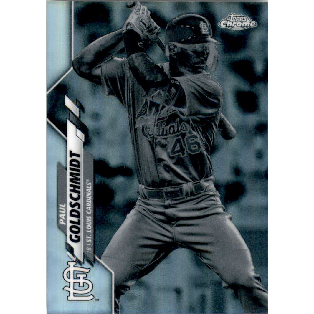 2020 Topps Chrome Negative Refractors #89 Paul Goldschmidt
