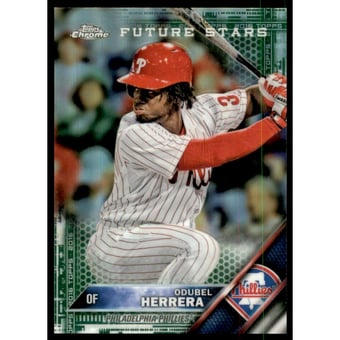 2016 Topps Chrome Green Refractors #129 Odubel Herrera
