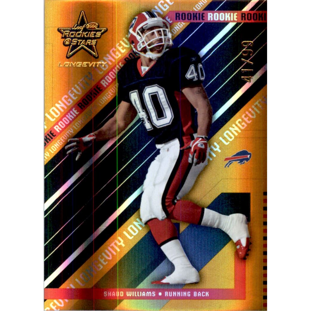2004 Leaf Rookies and Stars Longevity Gold #109 Shaud Williams