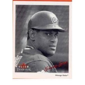 2003 Fleer Tradition Black-White Goudey Red #21 Sammy Sosa