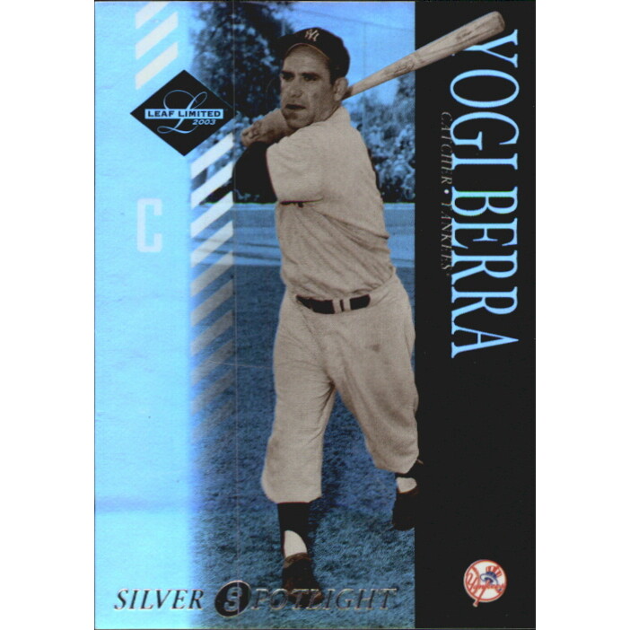 2003 Leaf Limited Silver Spotlight #165 Yogi Berra