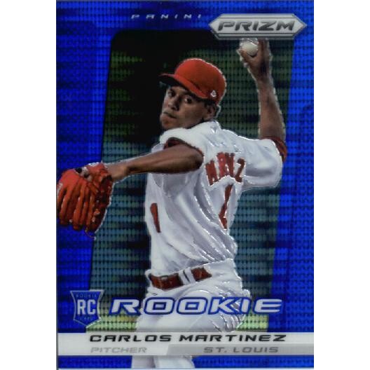 2013 Panini Prizm Prizms Blue #278 Carlos Martinez